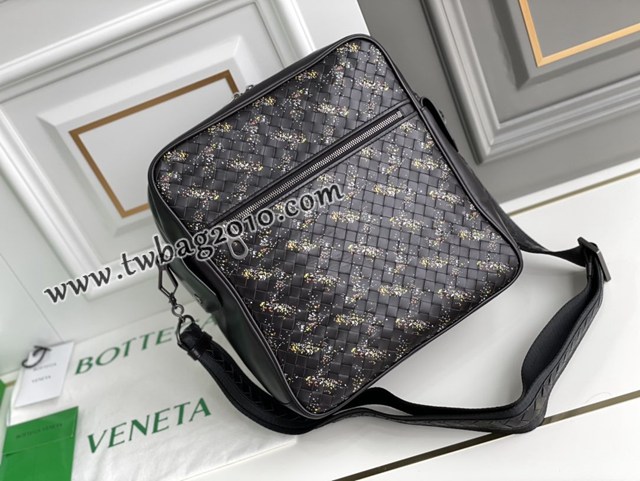 Bottega veneta高端男包 寶緹嘉原單胎牛皮新款雙肩背包 BV經典款編織男包  gxz1362